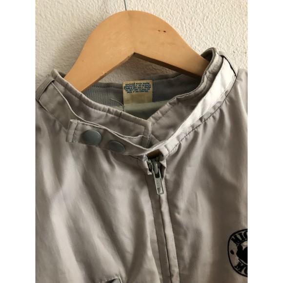 VTG Disney Character Fashions Grey Bomber Jacket Size L - Picture 7 of 15